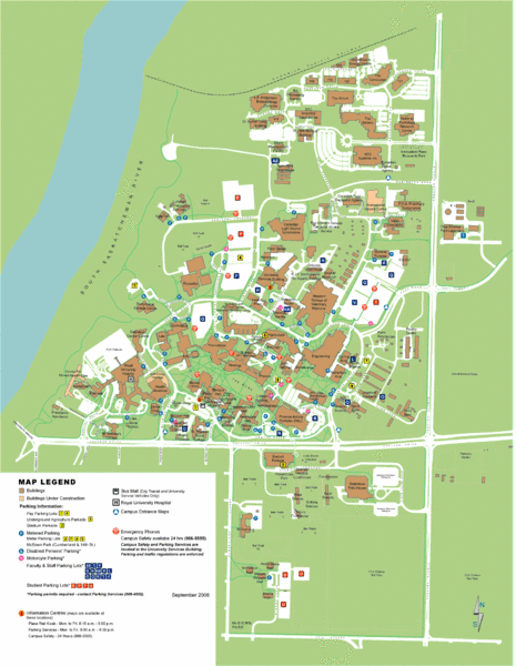 University of Saskatchwan Campus Map