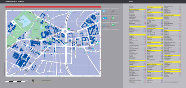 University of Sheffield Map