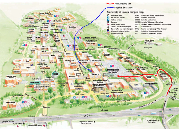 University of Sussex Campus Map