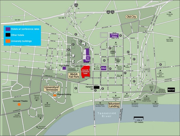 University of Tennessee Map