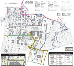 University of Texas-Austin Shuttle Campus Map