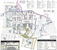 University of Texas-Austin Shuttle Campus Map University of Texas-Austin Shuttle Campus Map