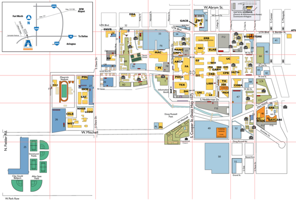 University of Texas Campus Map