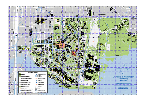 University of Washington - Seattle Campus Map