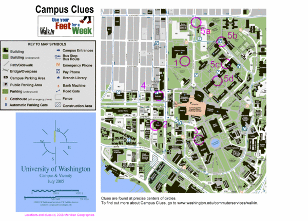 University of Washington map