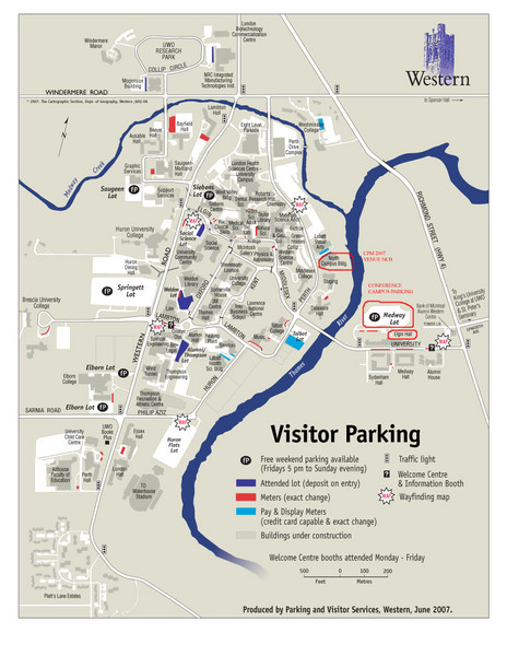 University of Western Ontario Map