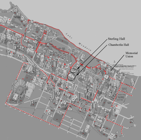 University of Wisconsin-Madison Campus Map