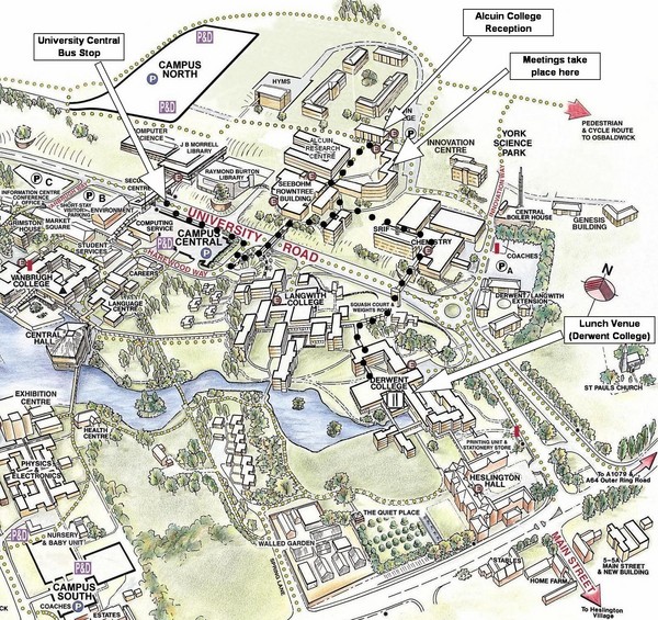 University Of York Campus Map York England Mappery university-of-york-in-uk-ranking-yearly-tuition