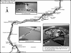 Upper Mississippi River Mile 427 to Mile 502 Map