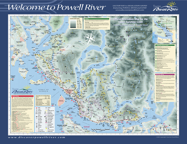 Upper Sunshine Coast Recreation Map