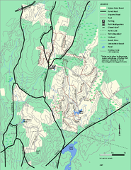 Upton State Forest trail map