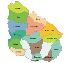 Uruguay Map Uruguay Map