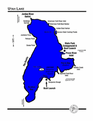 Utah Lake Map