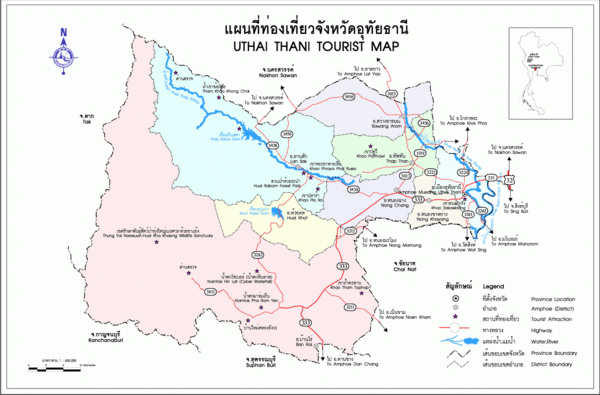 Uthaithani Map