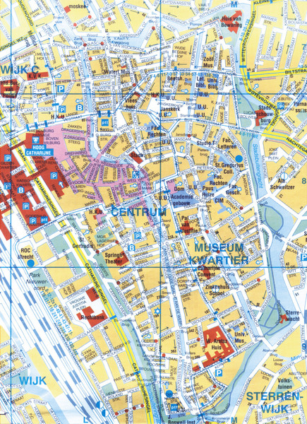 Utrecht, Netherlands Tourist Map