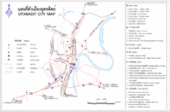 Uttaradit City Map