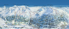 Val Cénis Ski Trail Map