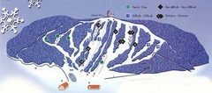 Val D’Irene South Side Ski Trail Map