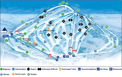 Val Saint-Come Ski Trail Map