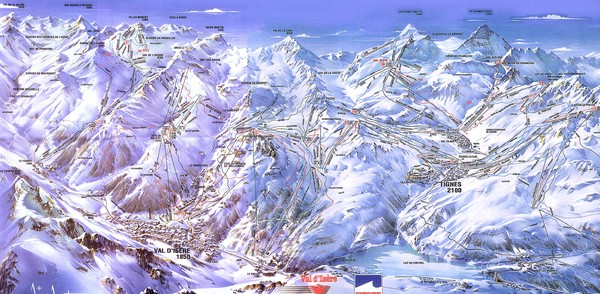 Val d'Isere Map