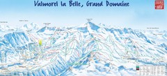 Valmorel Valmorel Ski Trail Map