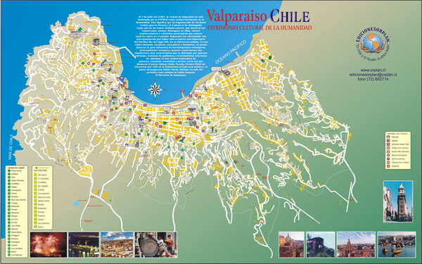Valparaiso Tourist Map