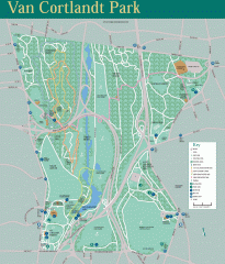 Van Cortlandt Park Trail Map