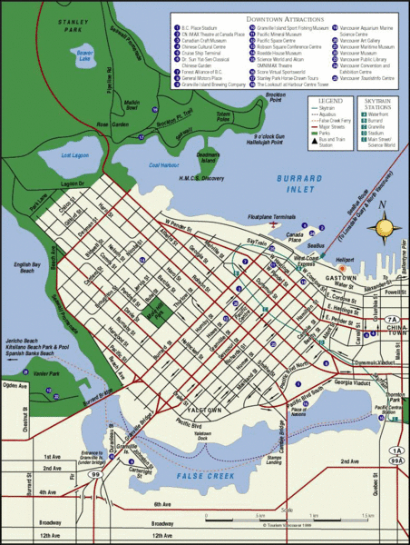 Vancouver Map