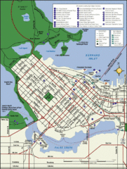 Vancouver Tourist Map