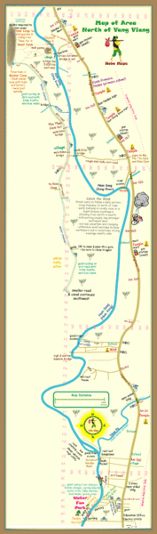 Vang Vieng North City Map