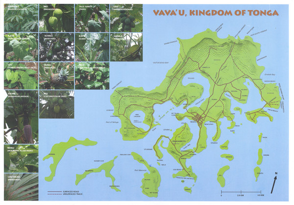 Vava'u Island Map
