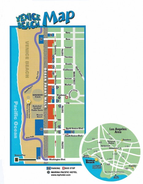 Venice Beach map