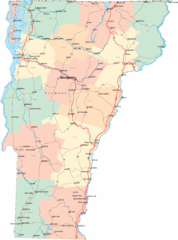 Vermont Road Map