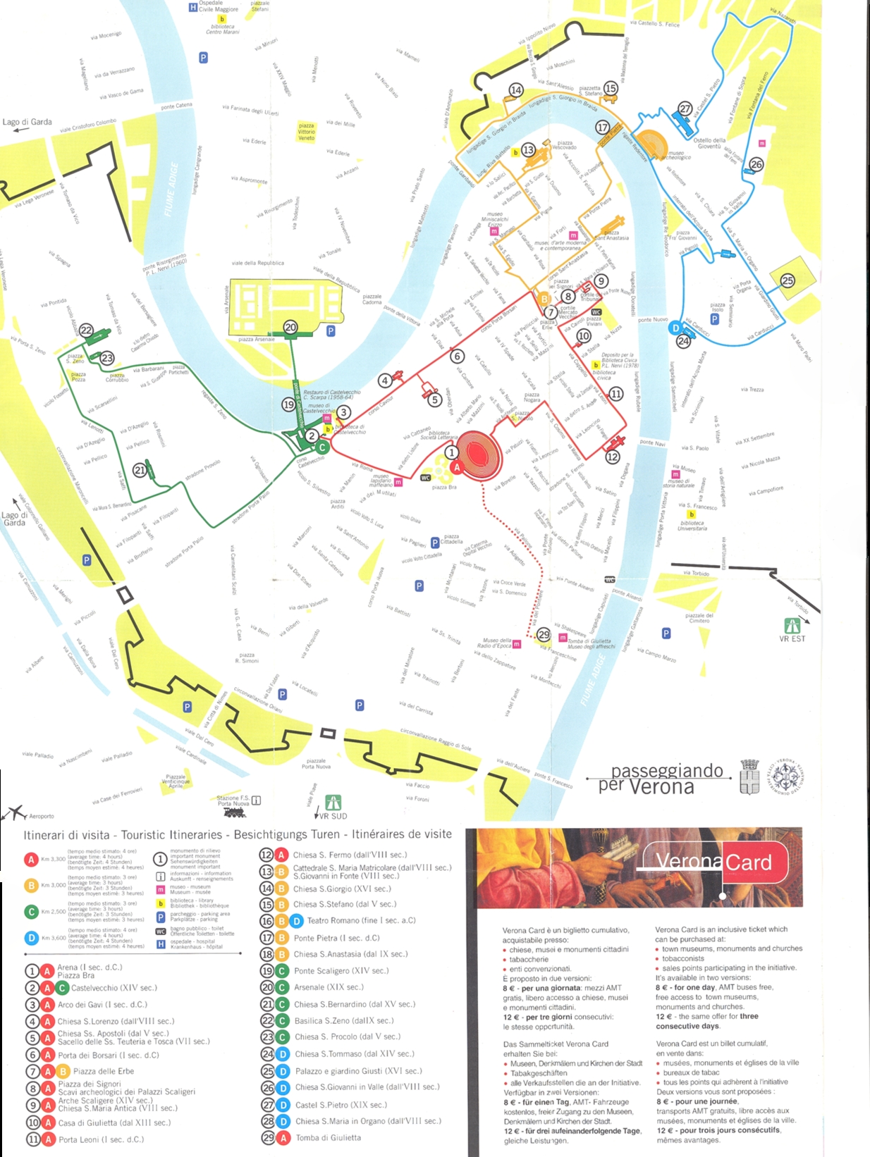 Verona centro Map verona it • mappery Verona centro Map verona it • mappery