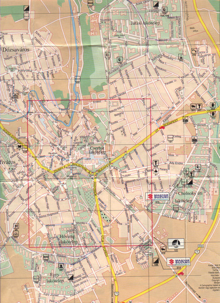 Veszprem City Map