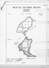 Victoria Beach and Elk Island Map