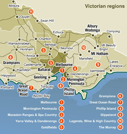 Victoria Map