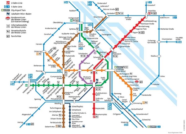 Vienna Metro Map