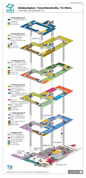 Vienna University of Technology Building Map