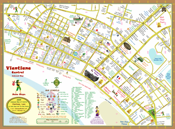 Vientiane Central Map
