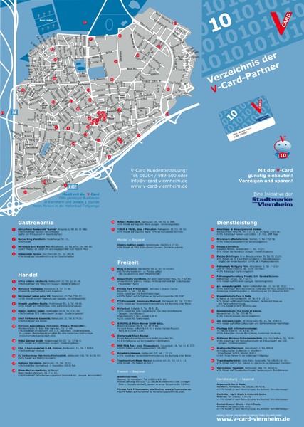 Viernheim Tourist Map - Viernheim Germany • mappery