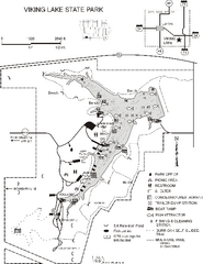 Viking Lake State Park Map