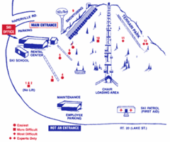 Villa Olivia Ski Trail Map