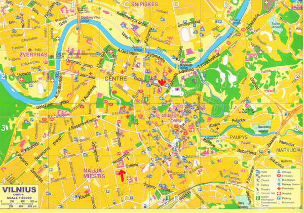 Vilnius Map Big