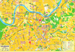 Vilnius Map Big Vilnius Map Big