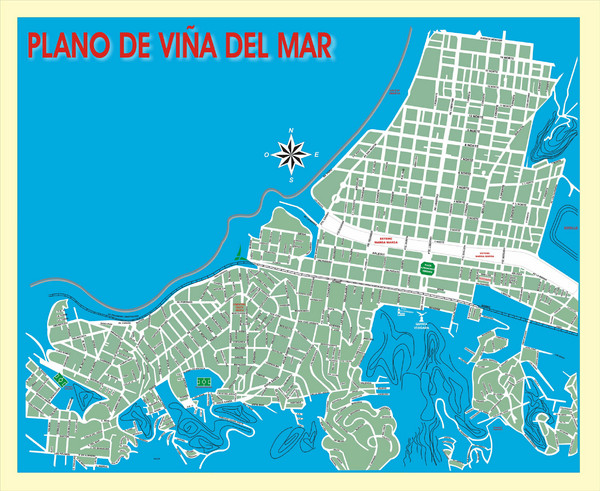 Vina Del Mar Map