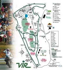 Virginia International Raceway Guide Map