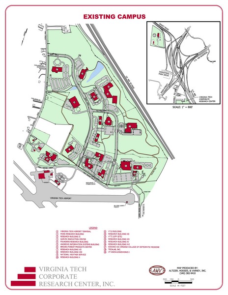 Virginia Tech Map