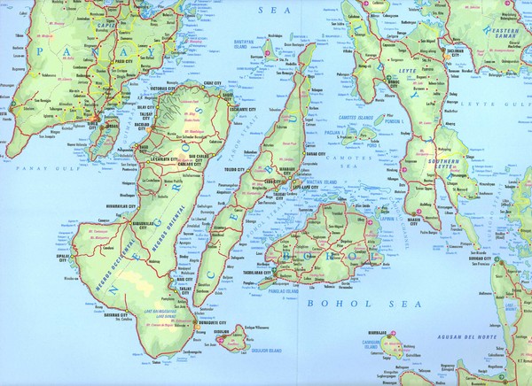 Visayas Islands Map