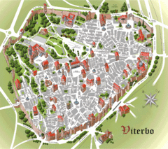 Viterbo Tourist Map